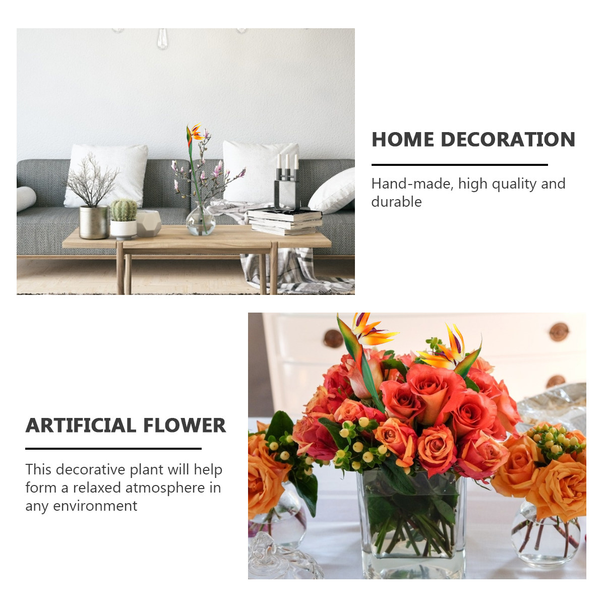 Künstliche Strelitzie-Blume, K – Bird Paradise Strelitzia Bewertung und Preis
