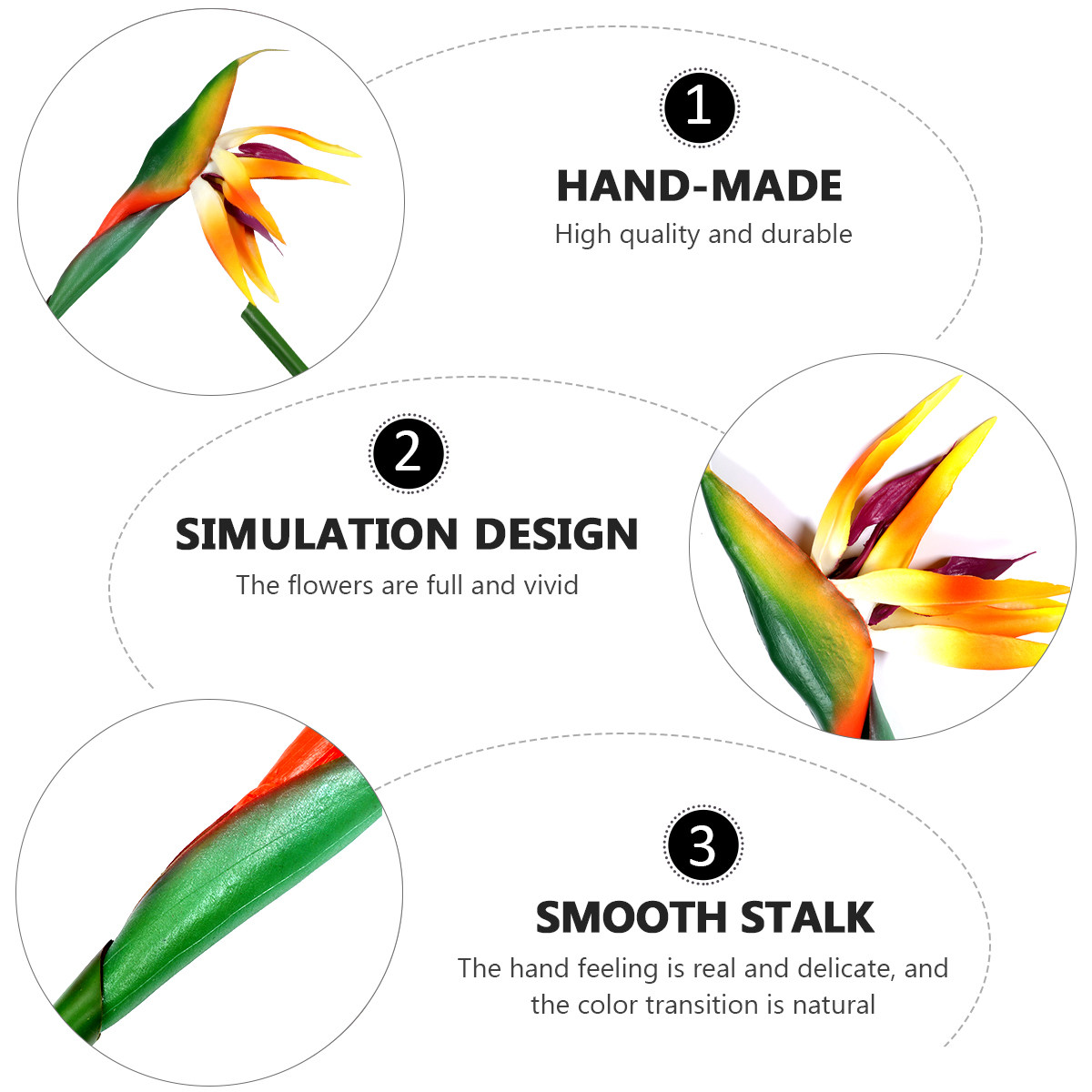 Künstliche Strelitzie-Blume, K – Bird Paradise Strelitzia Bewertung und Preis